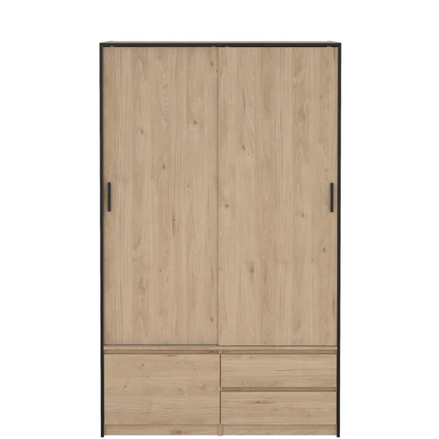Kledingkast Jasper Eiken - 121x200x60 cm