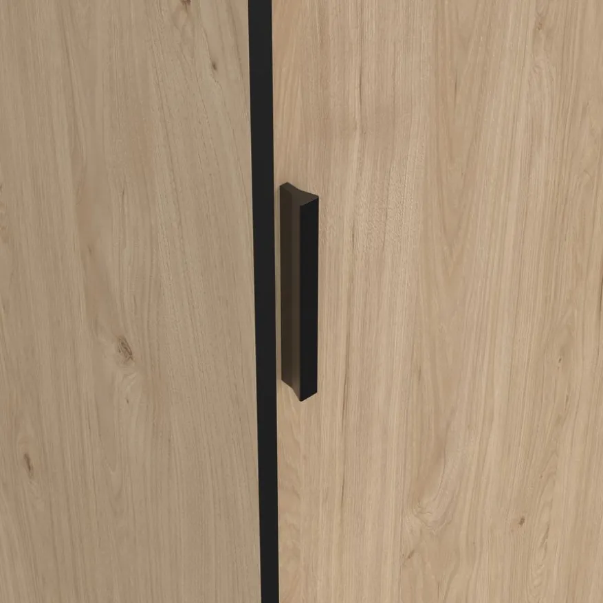Kledingkast Jasper Eiken - 121x200x60 cm