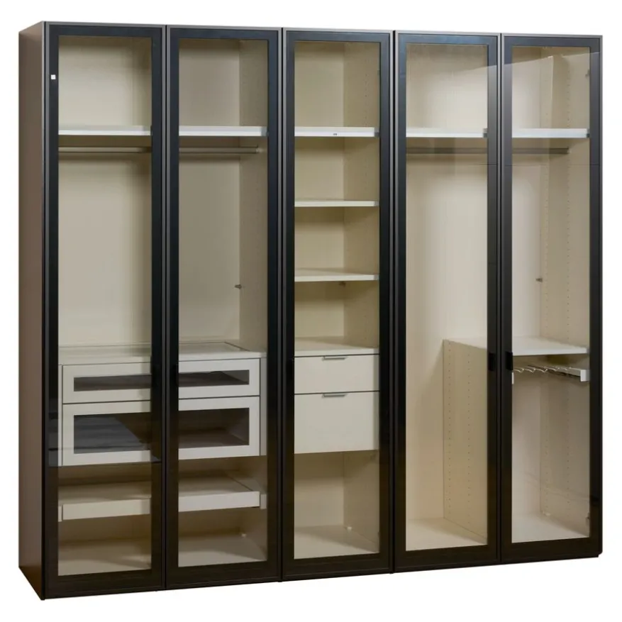 Kledingkast Legado Zwart - 250x236x57 cm