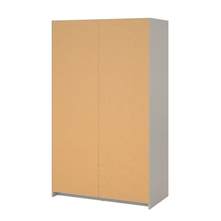 Kledingkast Luna Taupe - 119x201x60 cm
