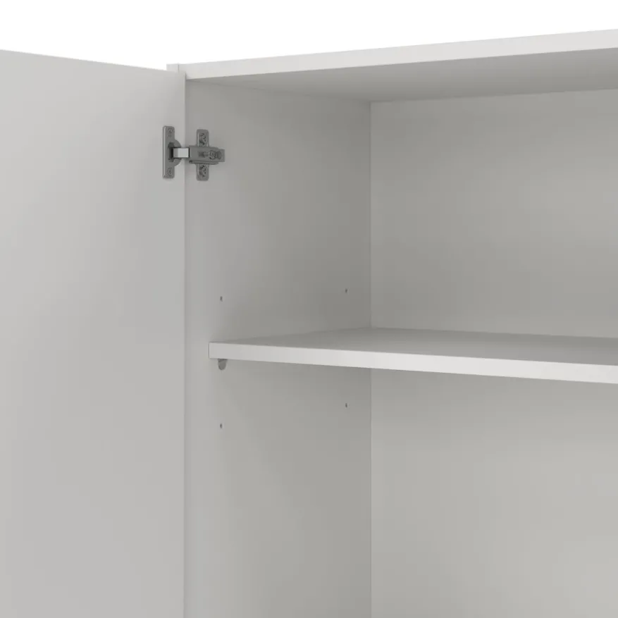 Kledingkast Miami Wit - 105x181x36 cm