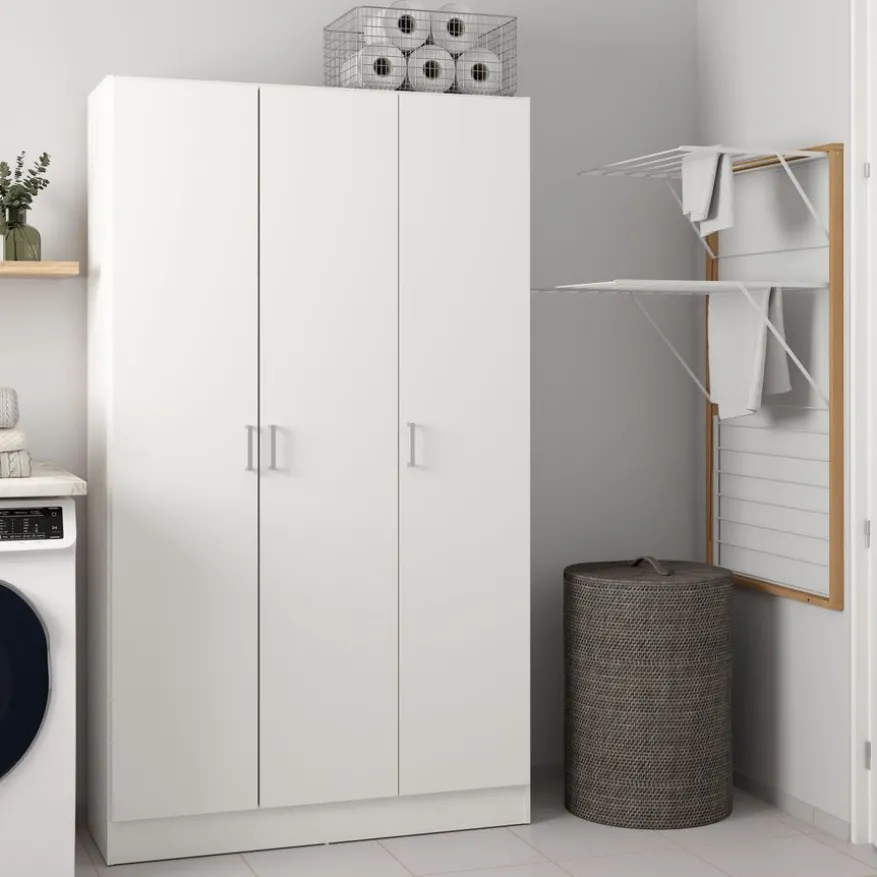 Kledingkast Miami Wit - 105x181x36 cm