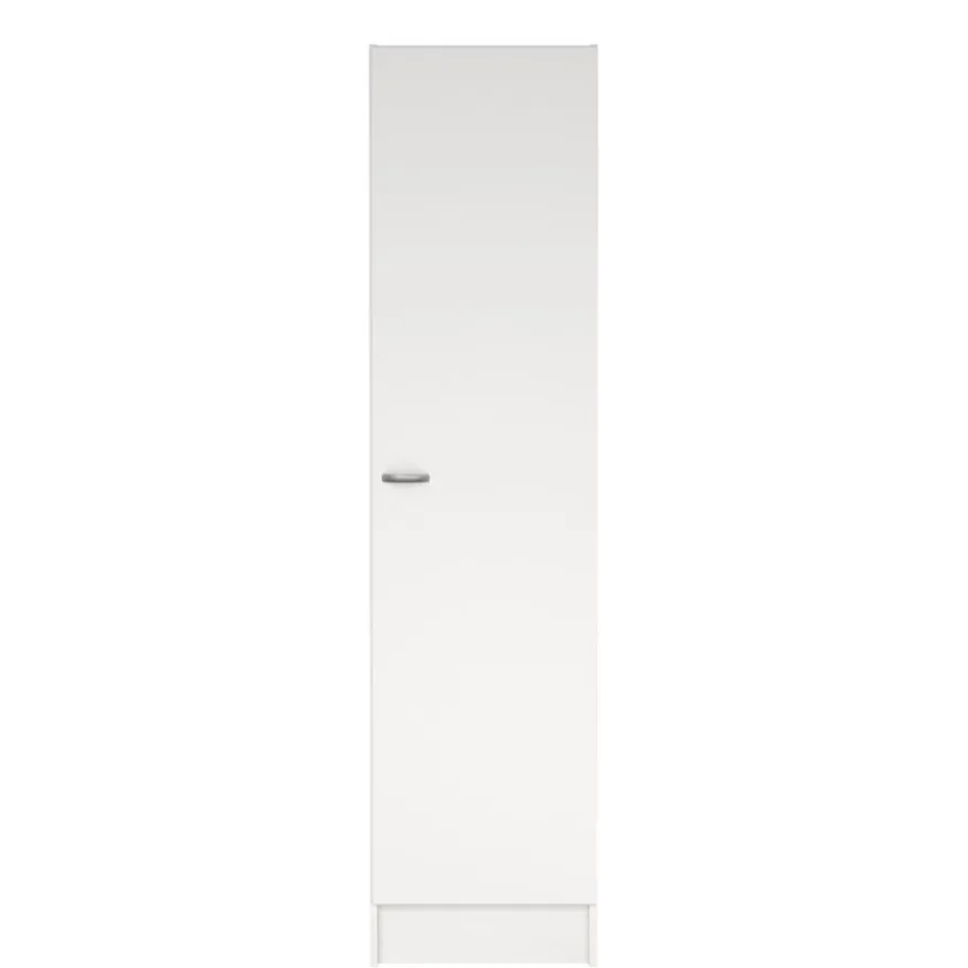 Kledingkast Miami Wit - 49x200x47 cm