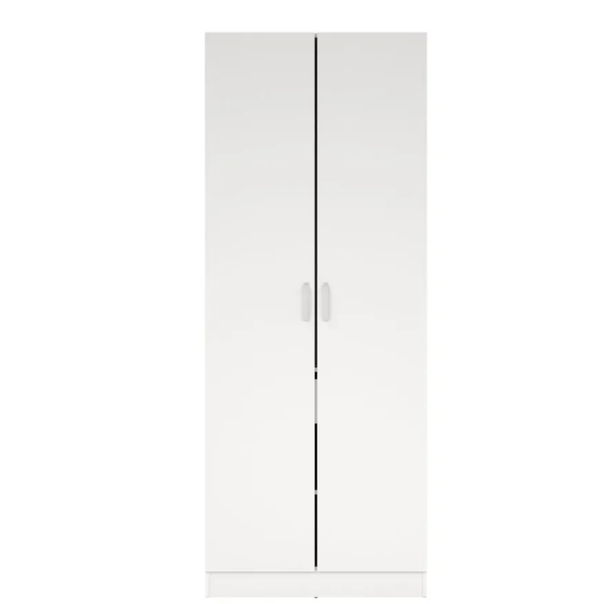 Kledingkast Miami Wit - 79x200x50 cm