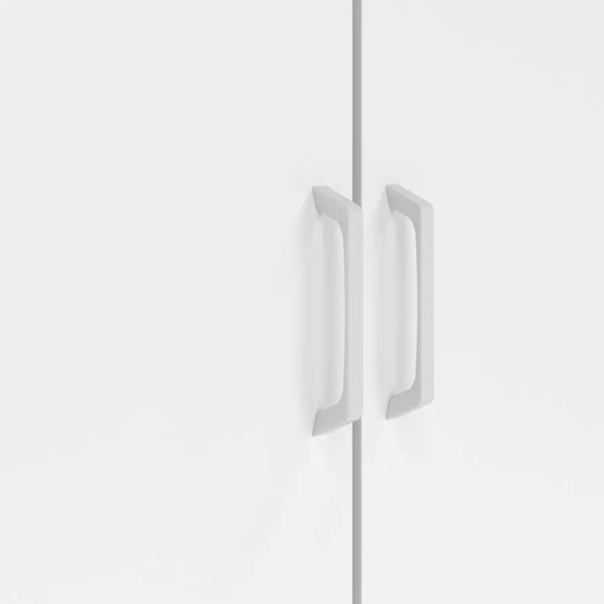 Kledingkast Miami Wit - 79x200x50 cm
