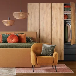 Kledingkast Oss Naturel - 200x236x58 cm