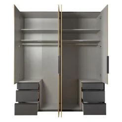 Kledingkast Oss Naturel - 200x236x58 cm