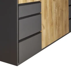Kledingkast Oss Naturel - 200x236x58 cm
