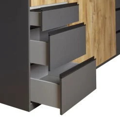 Kledingkast Oss Naturel - 200x236x58 cm