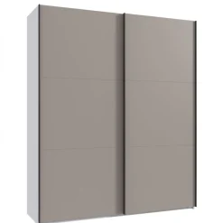 Kledingkast Oss Taupe - 200x236x65 cm