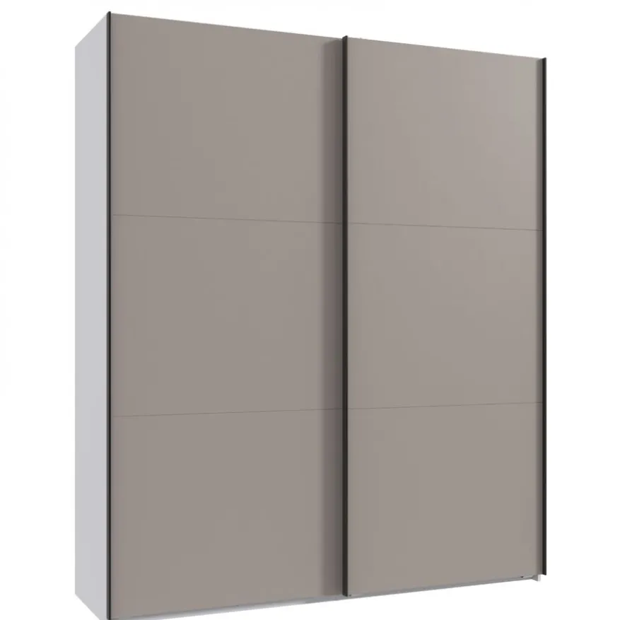 Kledingkast Oss Taupe - 200x236x65 cm