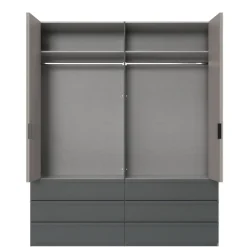 Kledingkast Rivas Taupe - 200x236x58 cm