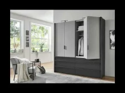 Kledingkast Rivas Taupe - 200x236x58 cm