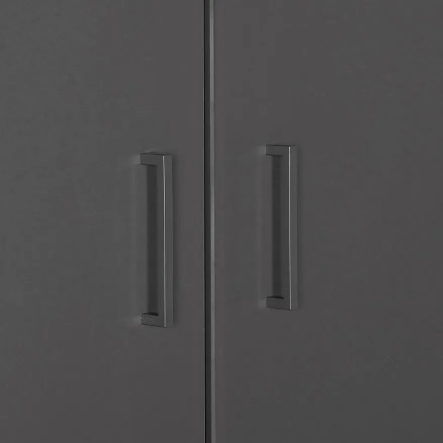 Kledingkast Stolpen Grafiet - 90x199x58 cm