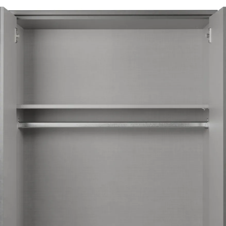 Kledingkast Tudela Donkergrijs - 225x210x58 cm