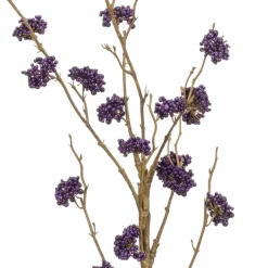 Kunstbloem Callicarpa Spray Paars - 97 cm
