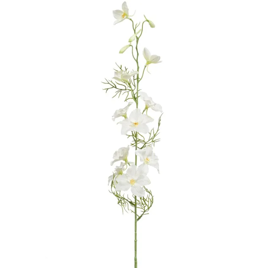 Kunstbloem Delphinium Crème - 88 cm
