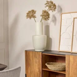 Kunstbloem Heracleum Bruin - 80 cm