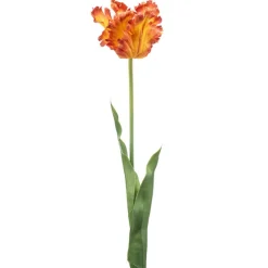 Kunstbloem Tulip Oranje - 68 cm