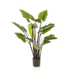 Kunstplant Colocasia Groen - 130 cm hoog