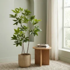 Kunstplant Schefflera Groen - 150 cm hoog