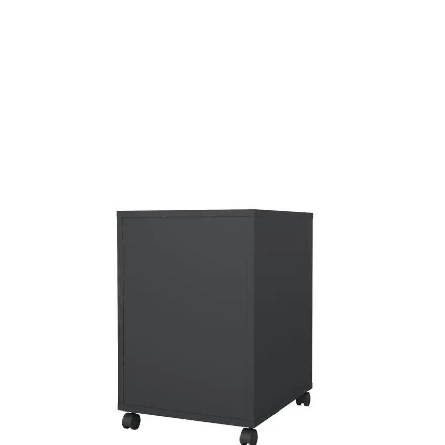 Ladekast Bram Donkergrijs / Eiken - 41x61x49 cm