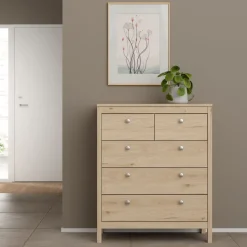 Ladekast Dallas Eiken - 83x99x39 cm