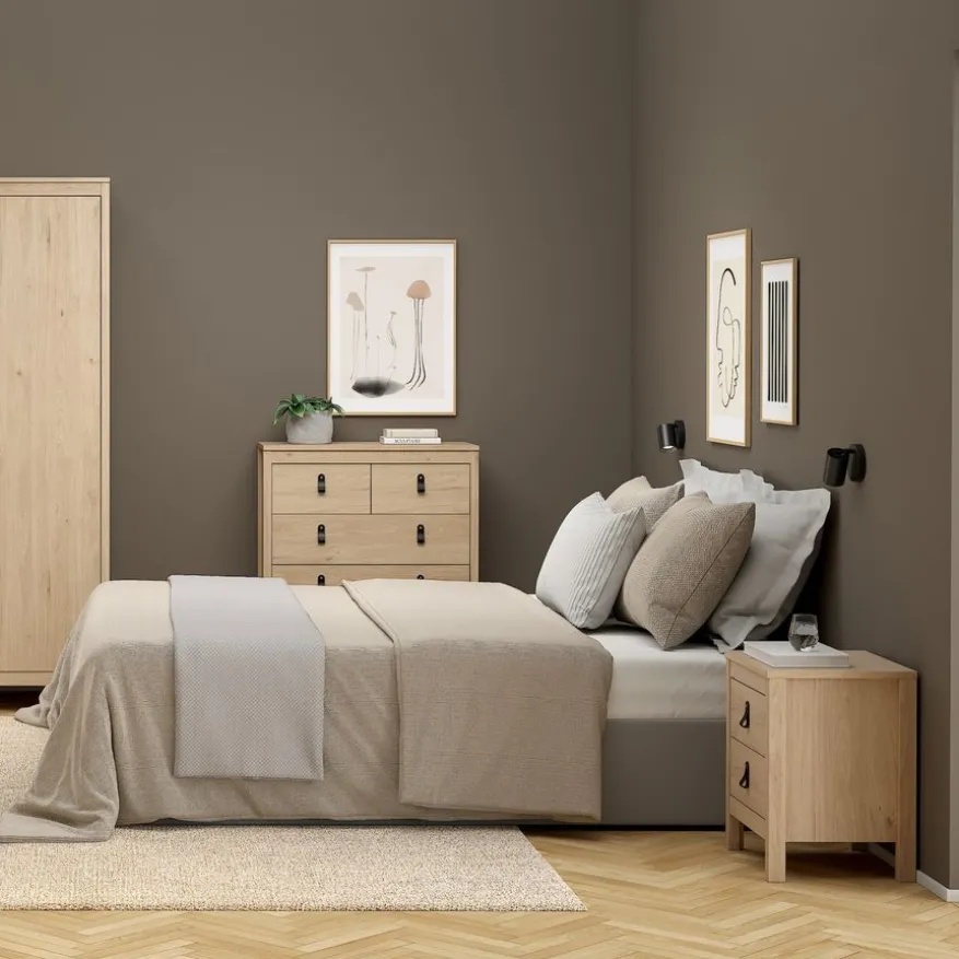 Ladekast Dallas Eiken - 83x99x39 cm