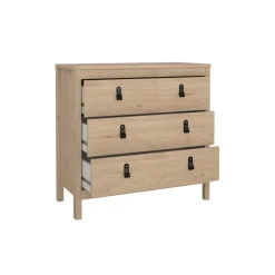 Ladekast Dallas Eiken - 84x80x39 cm