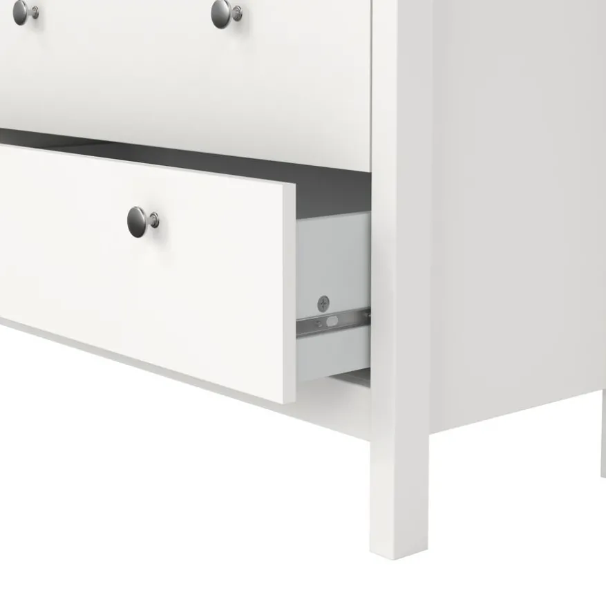 Ladekast Dallas Wit - 83x99x39 cm