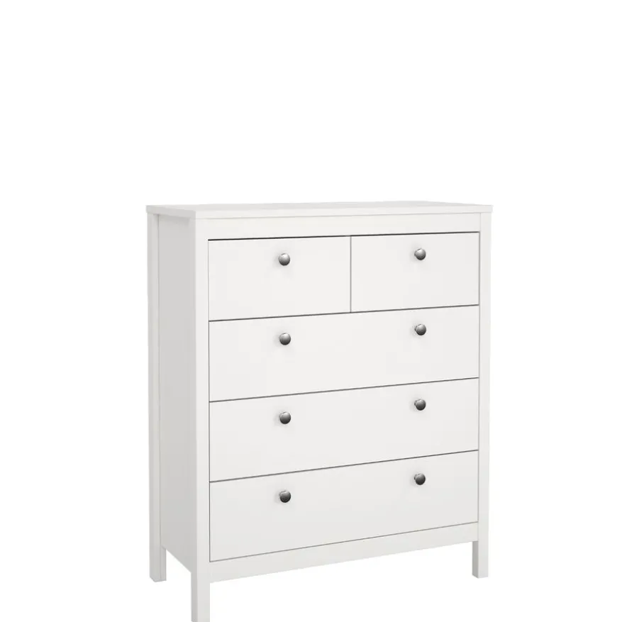 Ladekast Dallas Wit - 83x99x39 cm