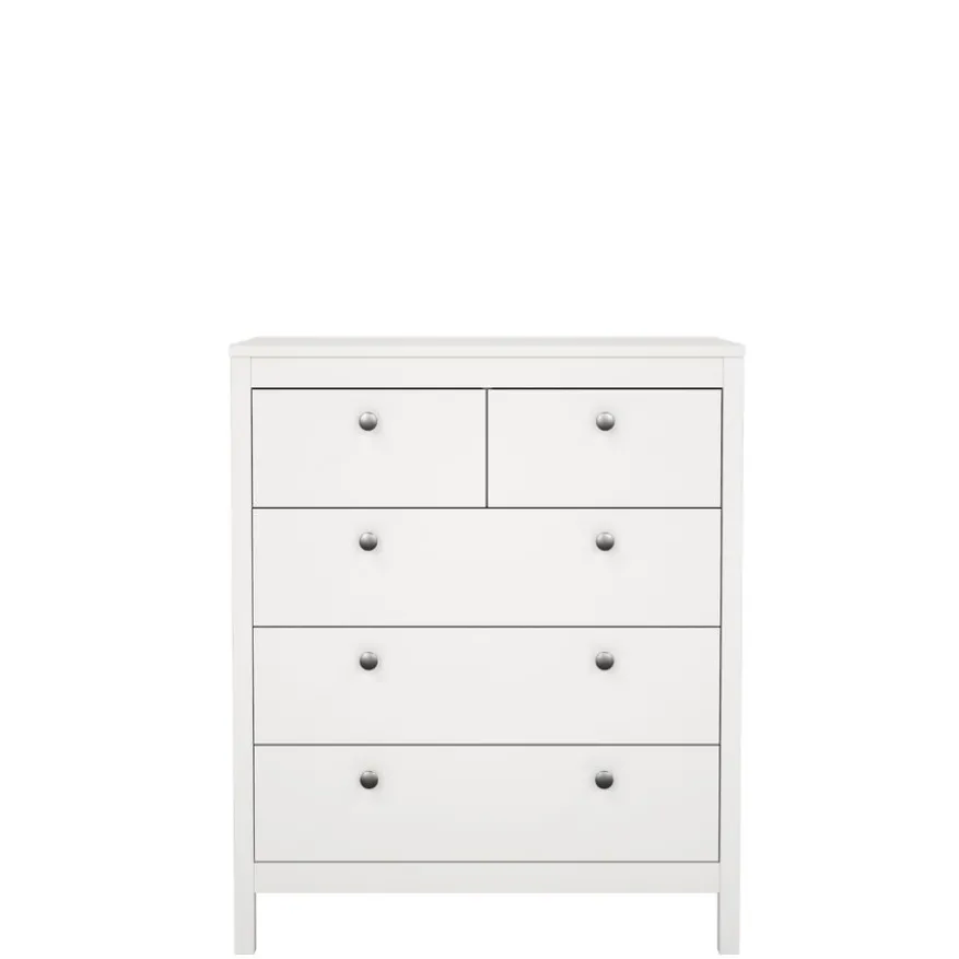 Ladekast Dallas Wit - 83x99x39 cm