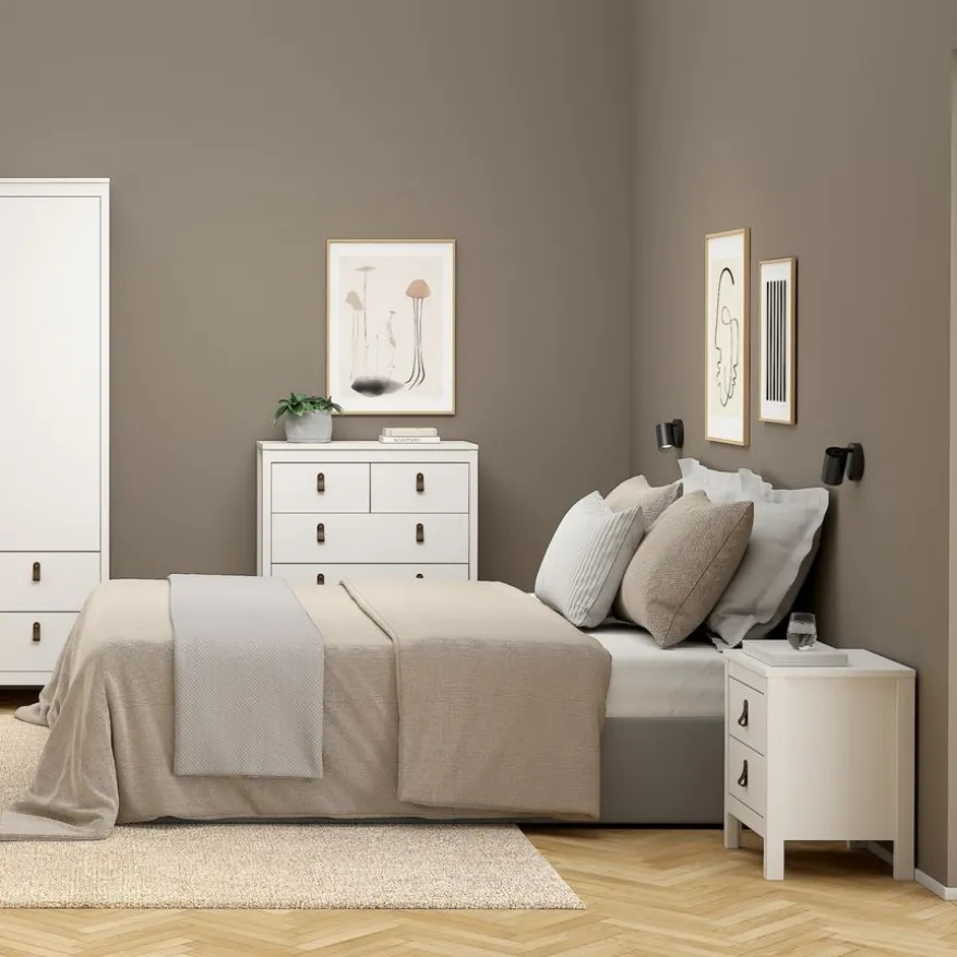 Ladekast Dallas Wit - 83x99x39 cm