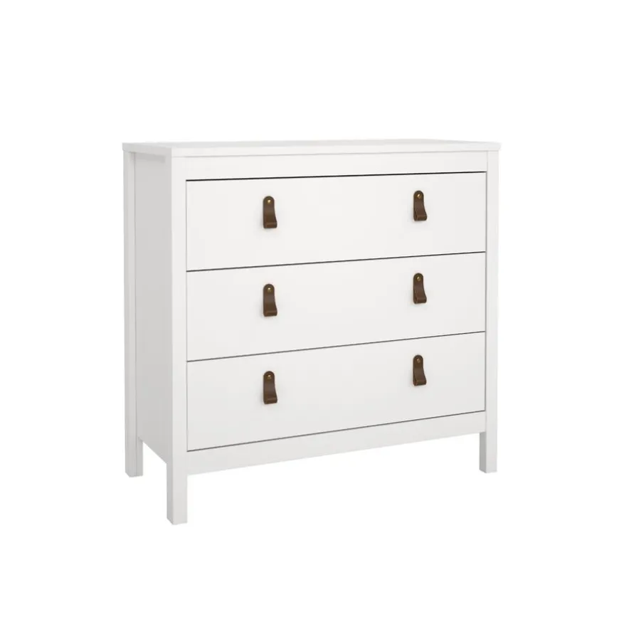 Ladekast Dallas Wit - 84x80x39 cm