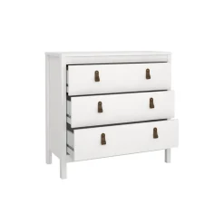 Ladekast Dallas Wit - 84x80x39 cm