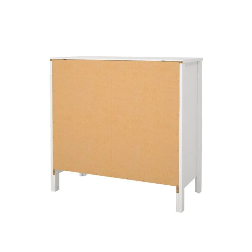 Ladekast Dallas Wit - 84x80x39 cm