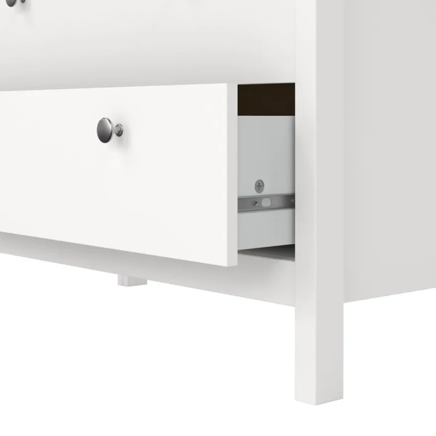 Ladekast Dallas Wit - 84x80x39 cm