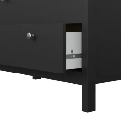 Ladekast Dallas Zwart - 84x80x39 cm