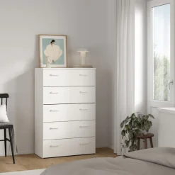 Ladekast Harper Wit - 75x115x36 cm