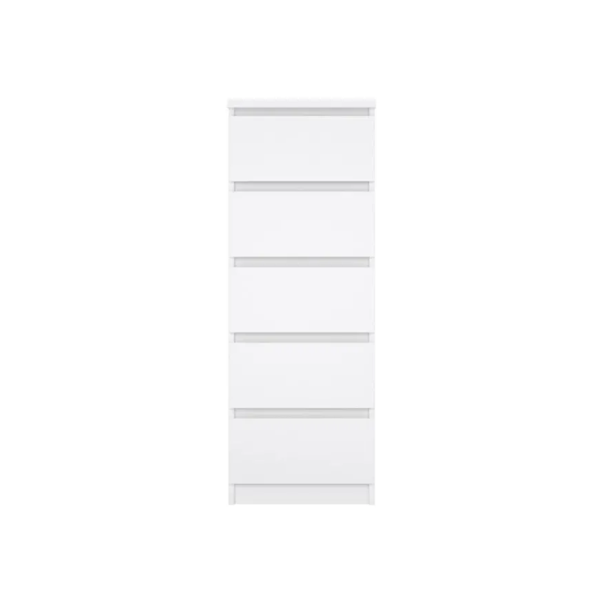 Ladekast Luna Hoogglans Wit - 41x112x50 cm