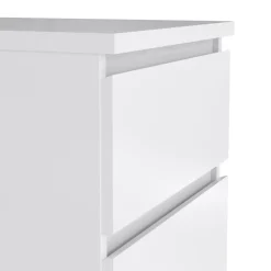 Ladekast Luna Hoogglans Wit - 41x112x50 cm
