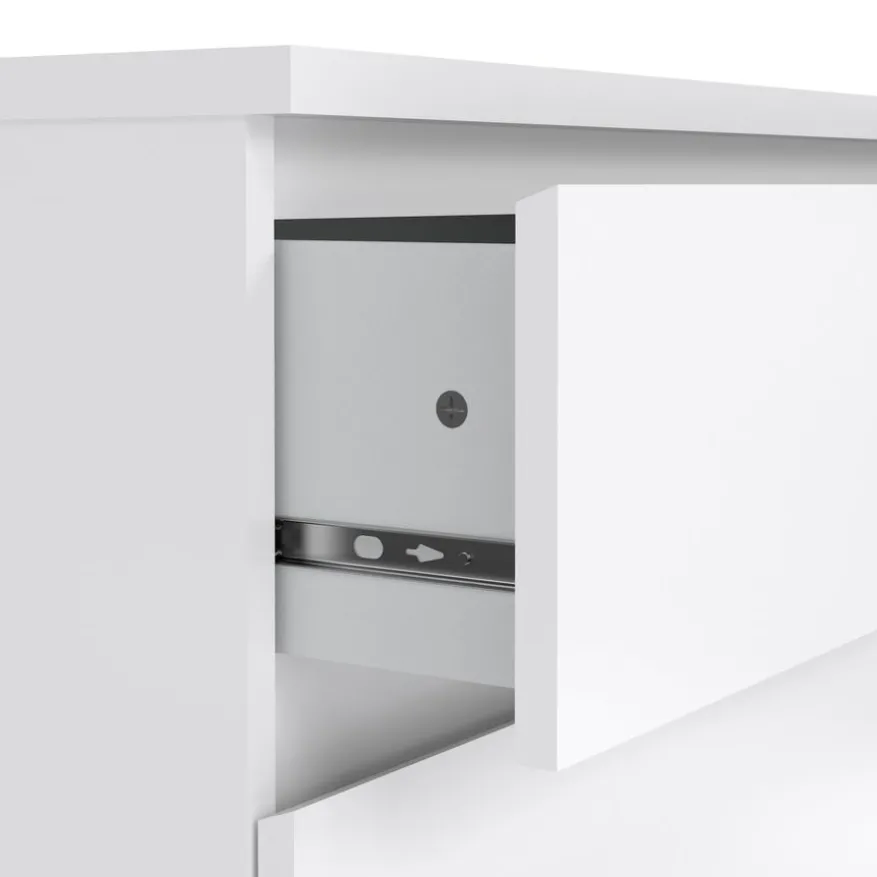 Ladekast Luna Hoogglans Wit - 77x71x50 cm