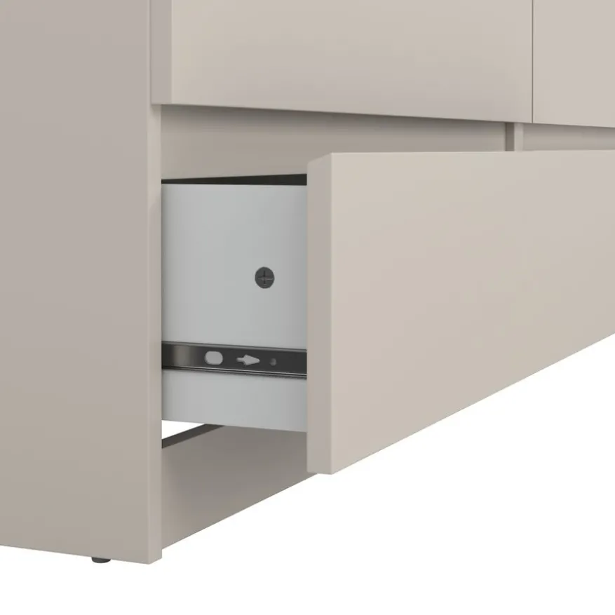 Ladekast Luna Taupe - 154x71x50 cm