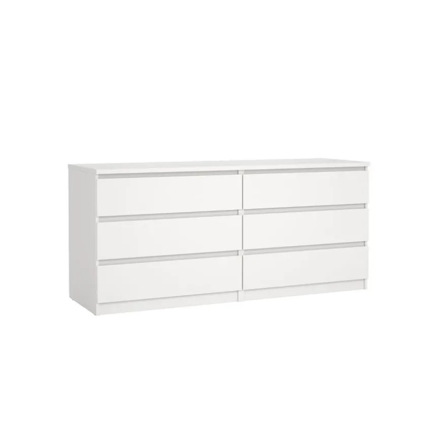 Ladekast Luna Wit - 154x71x50 cm