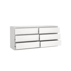 Ladekast Luna Wit - 154x71x50 cm