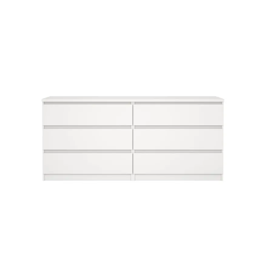 Ladekast Luna Wit - 154x71x50 cm