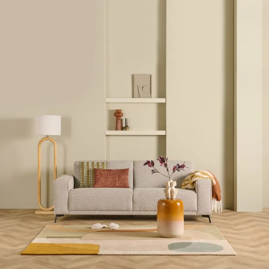 Light & Living Bijzettafel Franca Oker - Ø 34 cm
