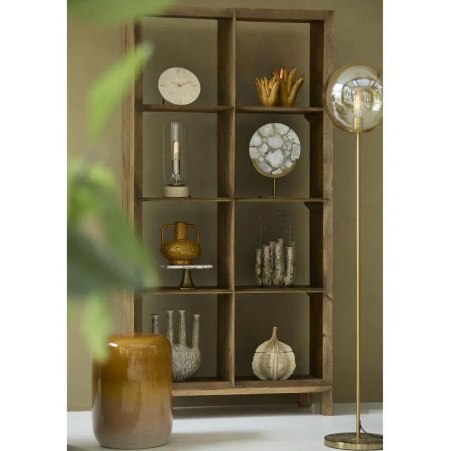 Light & Living Bijzettafel Franca Oker - Ø 34 cm