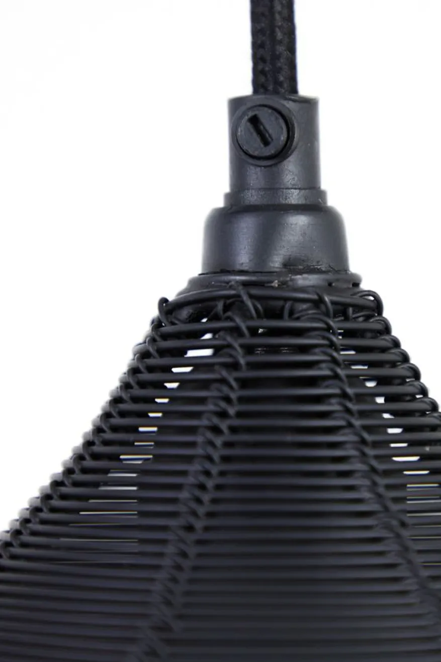 Light & Living Hanglamp Alvaro Zwart - 5 x E27 - 100 cm breed