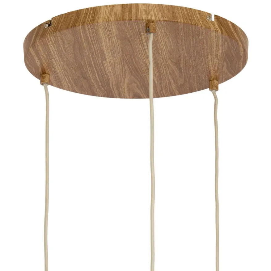 Light & Living Hanglamp Danialo Naturel - 3 x E27 - Ø 35 cm